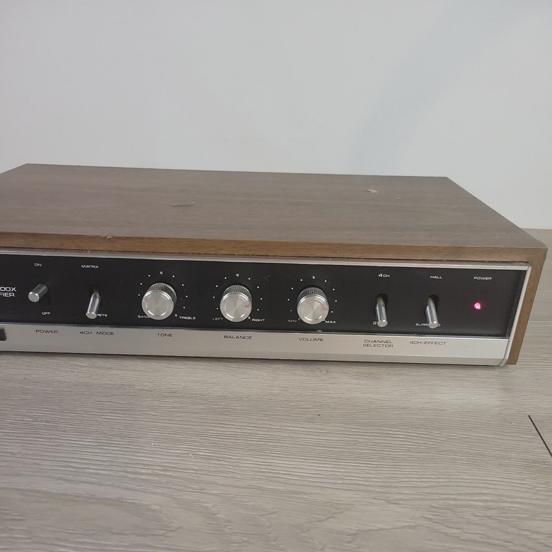 1970s Sanyo Decoder 4 Amplifier DCA 1500X Receiver Quadraphonic Powers on RARE