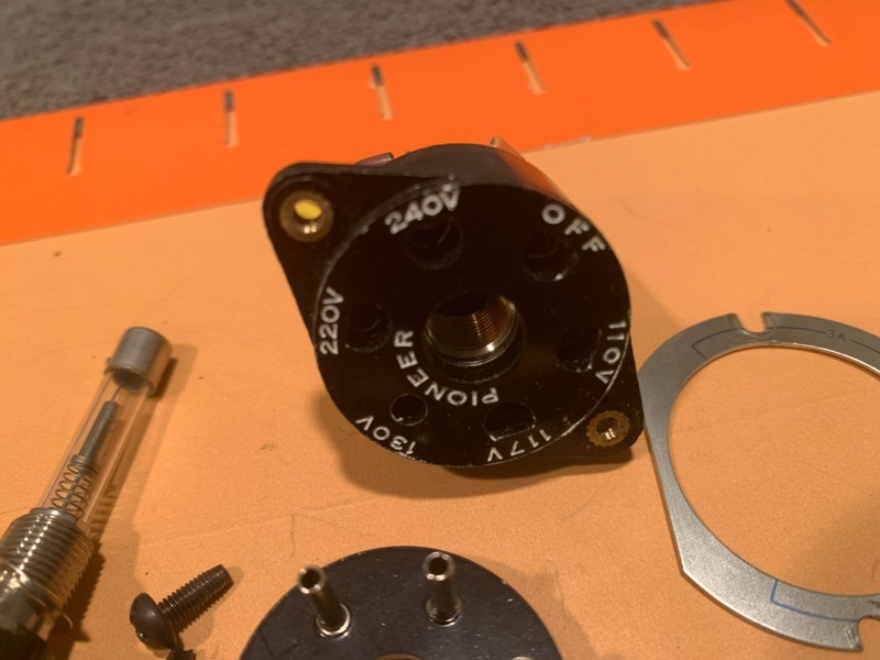 Pioneer SX-1500TD Stereo Receiver Parting Out - Fuse / Voltage Selector Assembly gallery