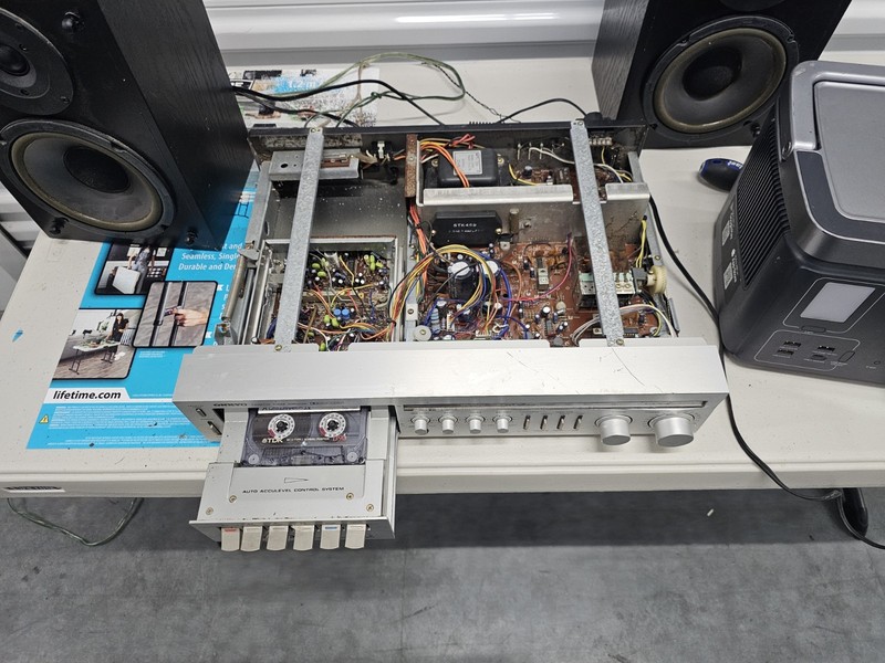 ONKYO Cassette Tuner Amplifier Model CX-70 LIGHTS UP gallery