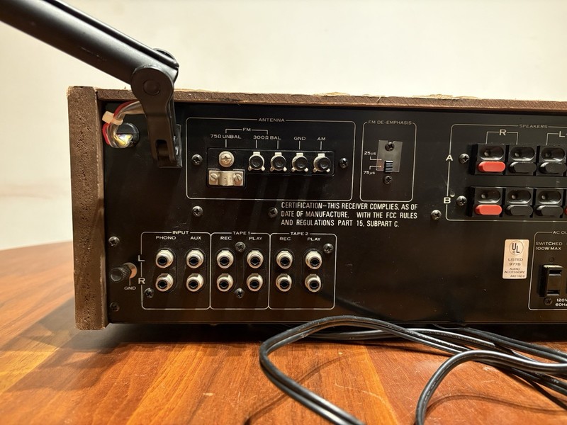 Vintage Pioneer SX-880 Stereo Receiver Tested AUX/FM Works gallery