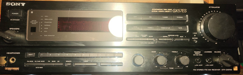 Sony STR-GX57ES AM/FM Stereo Audio Video Receiver No Remote Fully Functional