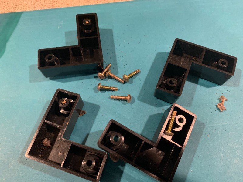 Pioneer SX-939 SX-1010 Stereo Receiver – Set of 4 Feet and Screws