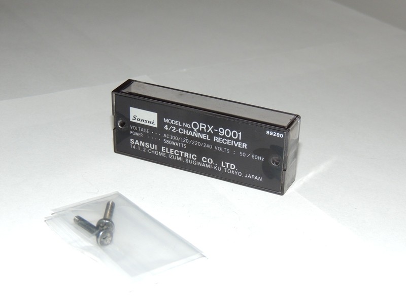Sansui QRX-9001 Voltage Selector Cover & Screws 8928000