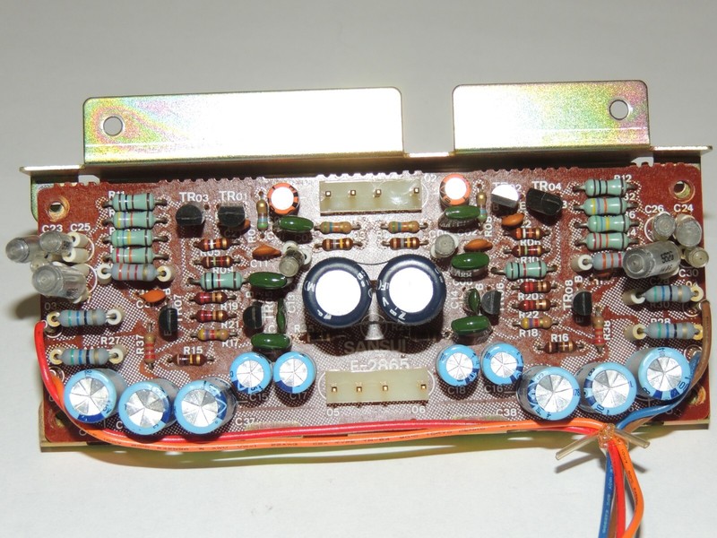Sansui G-5000 Equalizer Circuit Board & Holder Assembly F-2865 7551261 gallery
