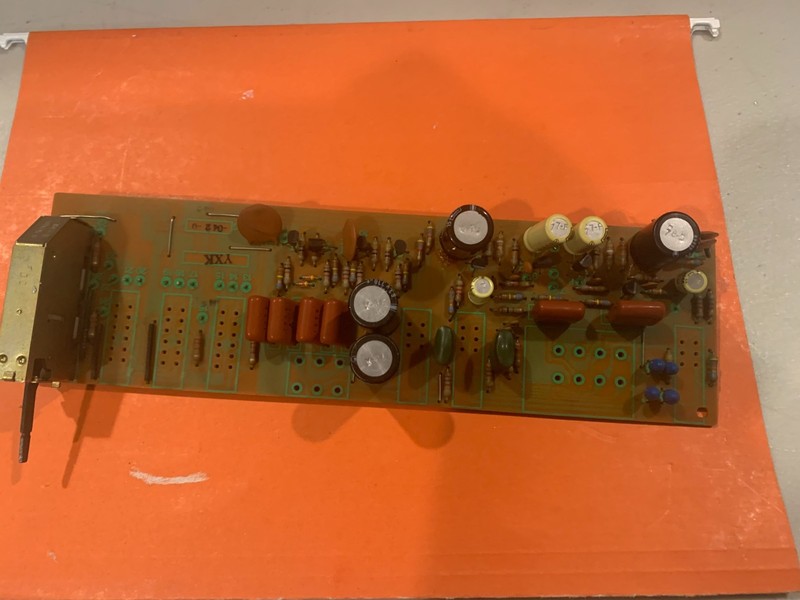 Pioneer SX-1250 Stereo Receiver Parting Out -Flat amplifier Assembly AWG-042