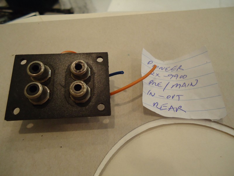 Pioneer QX-9900 Quad Receiver Pre/Main In/Out Jacks Rear