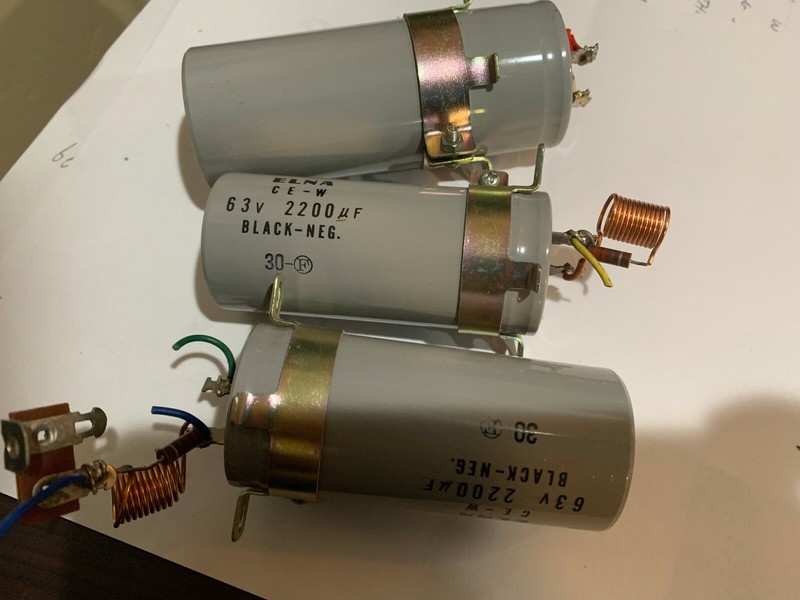 Marantz 2230 Stereo Receiver Parting Out 3 capacitors (filter and Coupling)