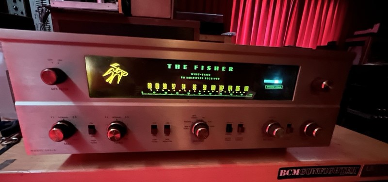 The Fisher 500B 7591 Tube Stereophonic Receiver, been serviced gallery
