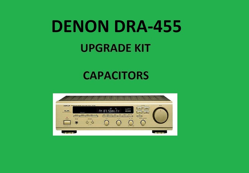 Stereo Receiver DENON DRA-455 Repair KIT – all capacitors