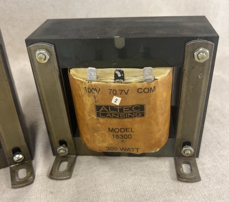 Pair of Vintage Altec Lansing 300-Watt Amplifiers Transformers Model #15300 gallery