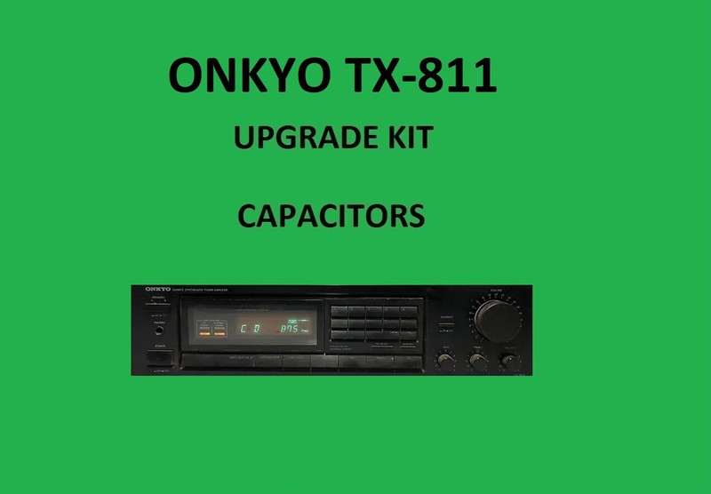 Stereo Receiver ONKYO TX-811 Repair KIT – all capacitors