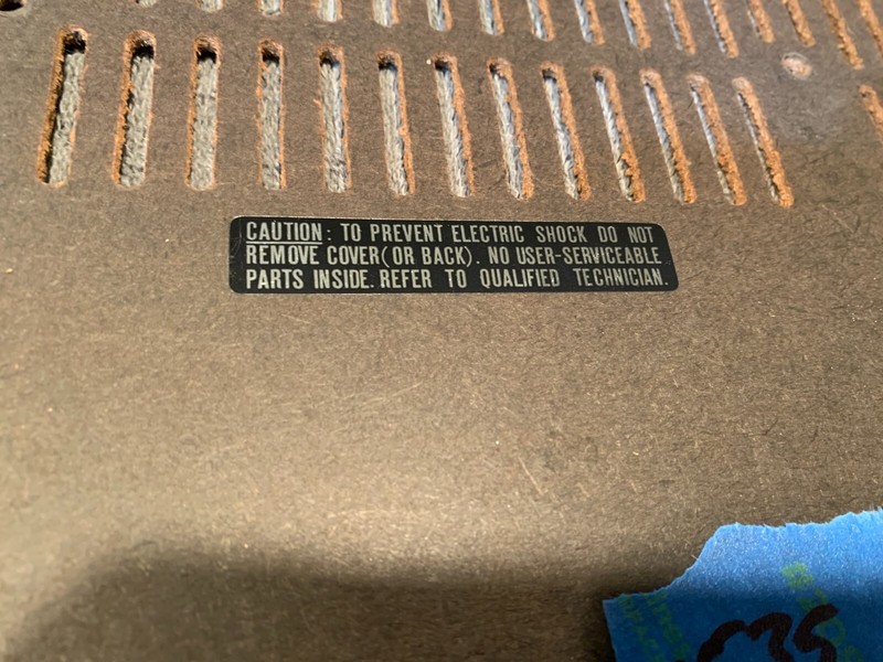 Marantz 1535 Stereo Receiver Parting Out Bottom Panel gallery