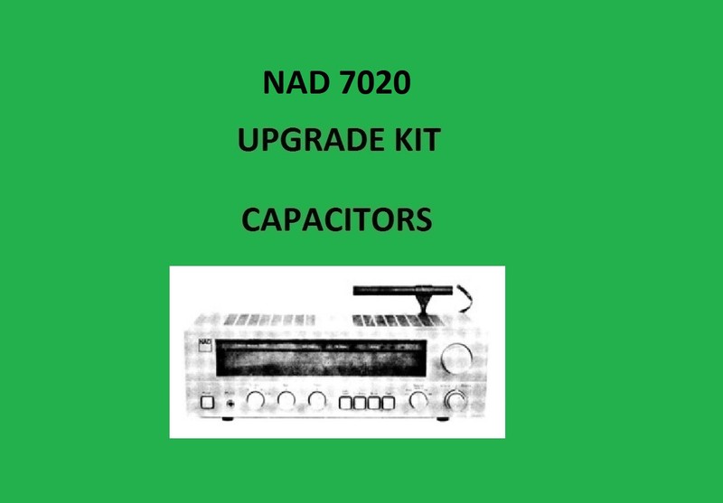 Stereo Receiver NAD 7020 Repair KIT – all capacitors