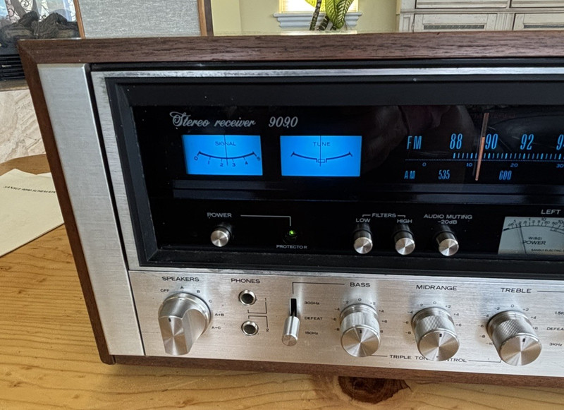 Sansui 9090 AM/FM Stereo Receiver (non DB) completely rebuilt ! Free Shipping! gallery