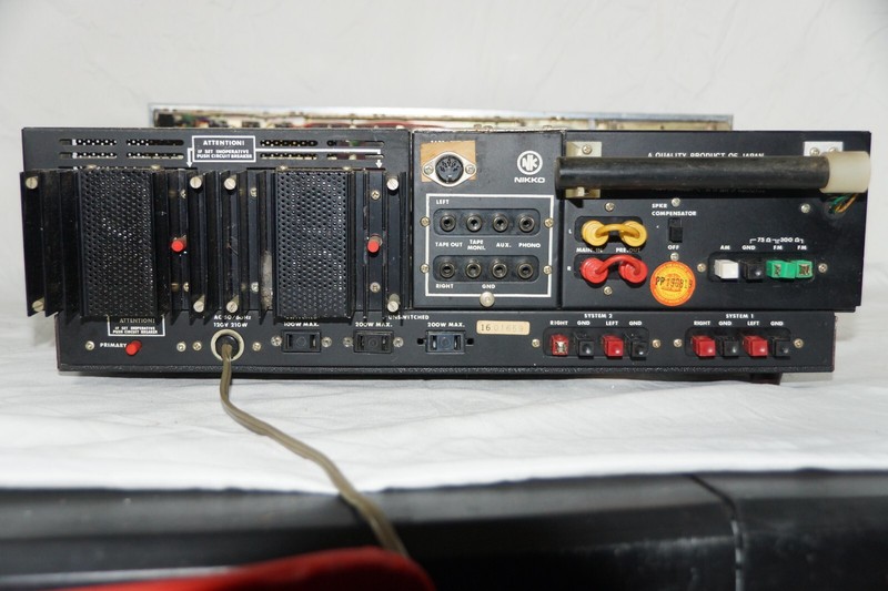 Rare NIKKO 1101 Amplifier Modular AM/FM Stereo Multiplex Receiver SEE VIDEO gallery
