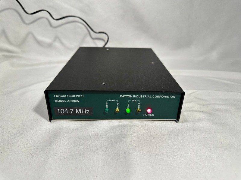 Dayton Industrial Corporation Model AF200A FM/SCA Receiver (87.9-107.9MHz)