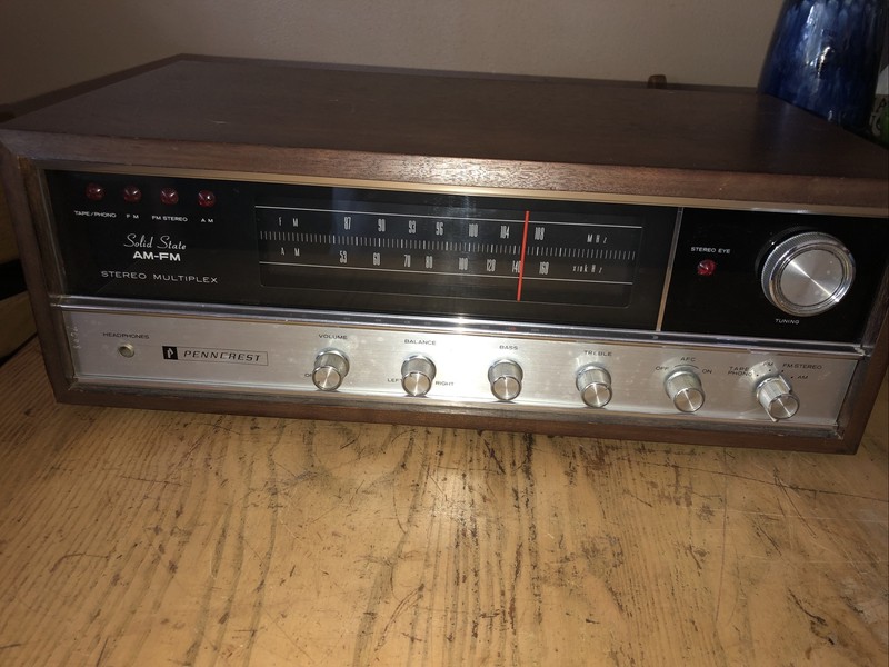 Vintage Retro 1973 JCPenney Penncrest Model 6912a Stereo Receiver Working
