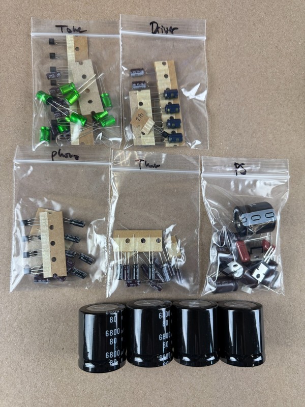 Harman-Kardon 630 COMPLETE Rebuild Repair Kit High-Quality Receiver Recap HK630