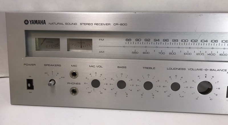 YAMAHA CR-800 Receiver FACEPLATE FAIR CONDITION gallery