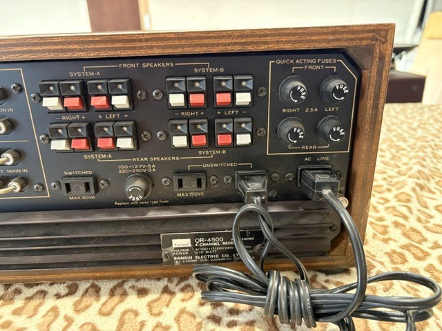 Vintage Sansui QR-4500 4-Channel Receiver Japan Parts/repair, Comes On gallery