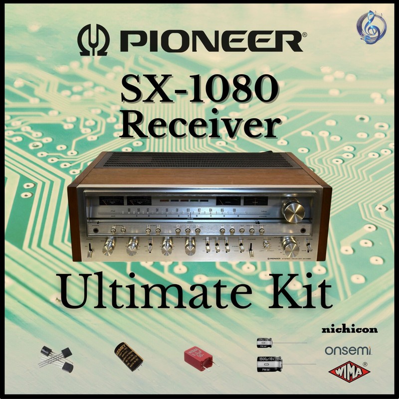 Pioneer SX-1080 Receiver Ultimate Upgrade Kit Genuine Parts Restoration