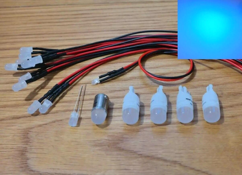 Pioneer SX-1080 RECEIVER replacement LED lamps upgrade kit bulbs lights BLUE