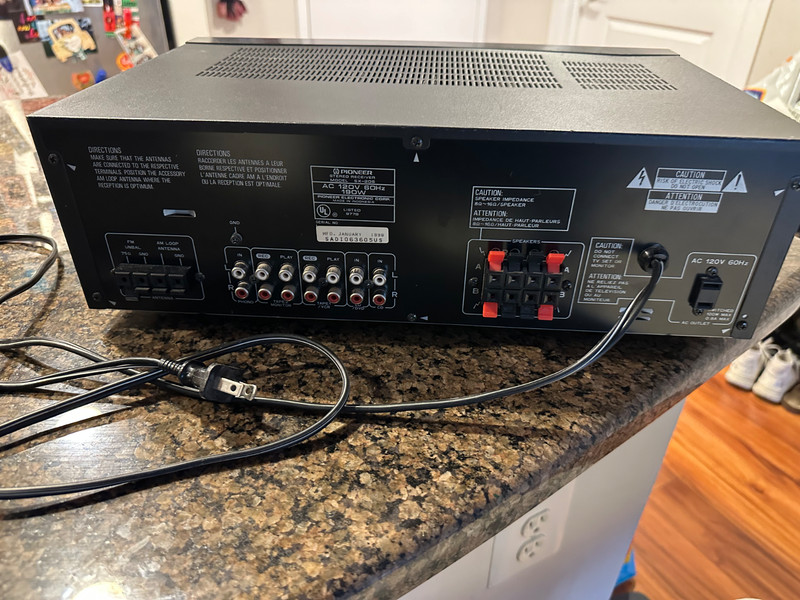 Vintage Pioneer SX-205 Stereo Receiver - Tested and Working - No Remote gallery