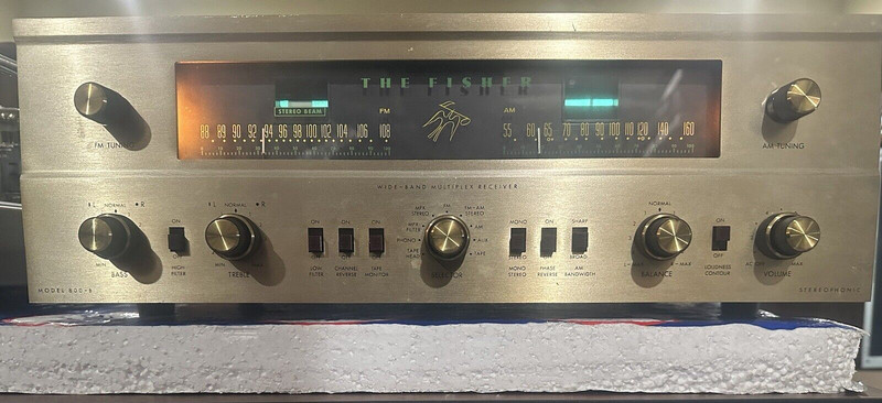 Vintage Fisher 800-B Stereo Receiver – NEAR MINT, ALL ORIGINAL PARTS
