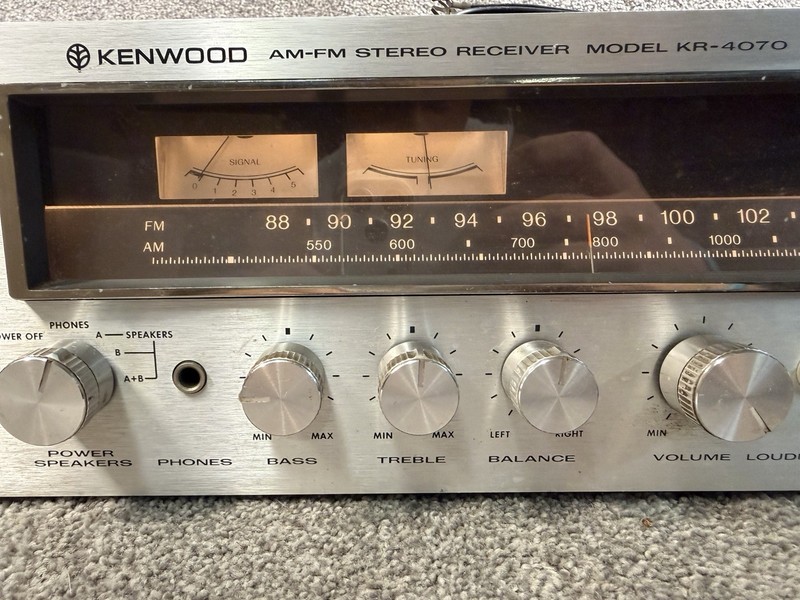 Kenwood KR-4070 AM/FM Stereo Receiver Perfect Working Condition gallery