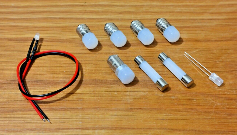 Sansui model 500 500A receiver replacement LED lamps bulbs lights upgrade kit