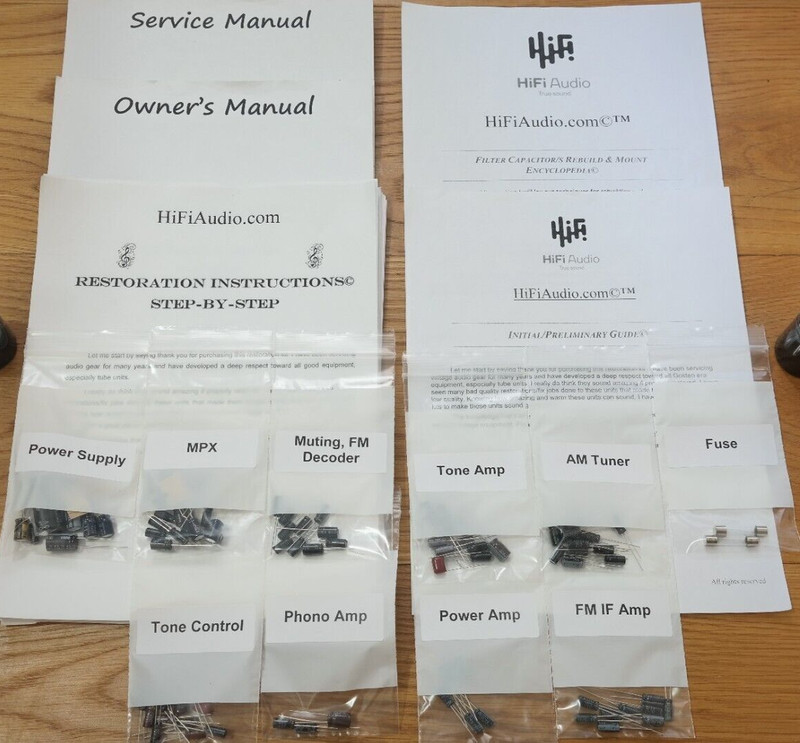 Marantz 2270 capacitor rebuild restoration recap service kit repair
