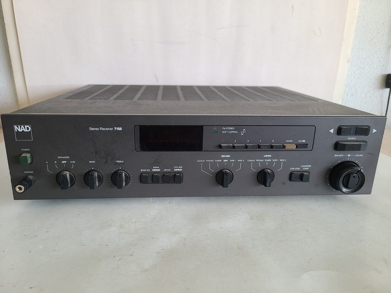 NAD 7155 AM/FM Stereo Receiver Made in Japan Vintage Untested Not Working Parts