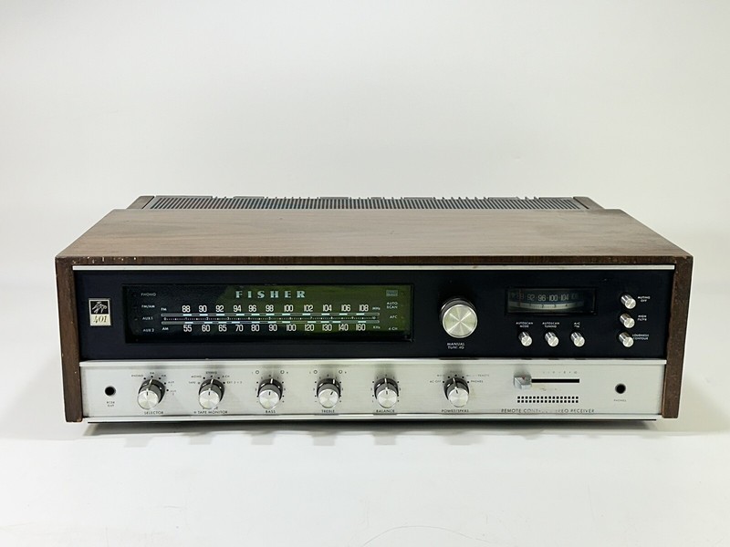 Vintage 1970's Fisher 401 ~ AM/FM Stereo Receiver ~ 45WPC into 8ohms ~ READ gallery