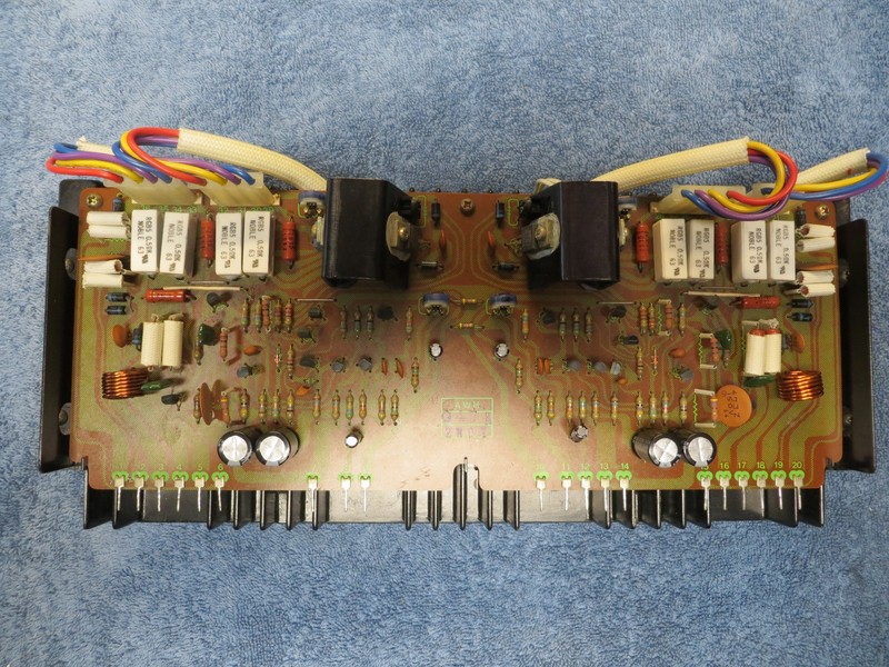 PIONEER SX1050 STEREO RECEIVER FULL DRIVER BOARD/OUTPUTS & HEAT SINK AWH-047