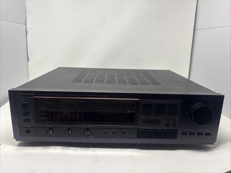 Vintage Realistic STA-2380 Digital AM/FM Stereo Receiver Tested Works