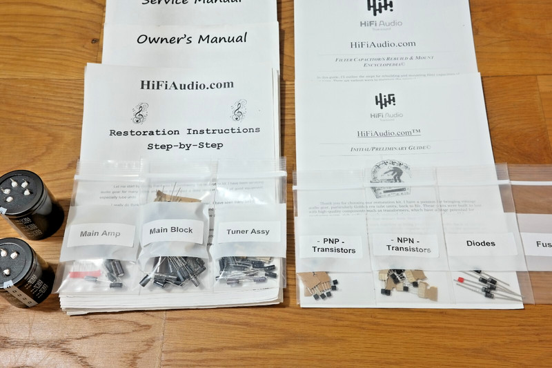Technics SA-5770 rebuild restoration recap service capacitor kit fix repair gallery