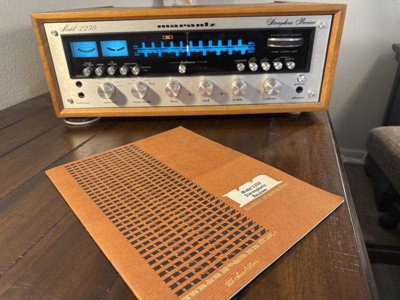 Vintage Marantz Model 2250 Receiver – Fully Working – Original Manual Included gallery