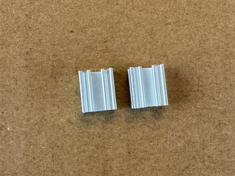 10 New TO-92 Heat Sinks for Transistors Aluminum 10mm x 8.3mm x 6.75mm (Qty) gallery