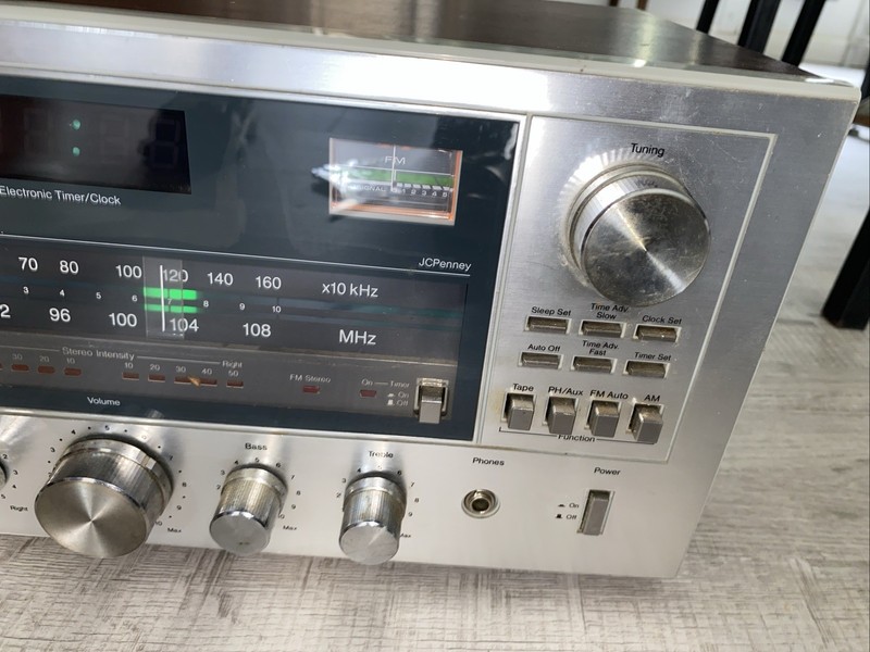 JCPenny Mod. #683-1783 AM/FM Stereo Receiver Cassette 8 Track Recorder For Parts gallery