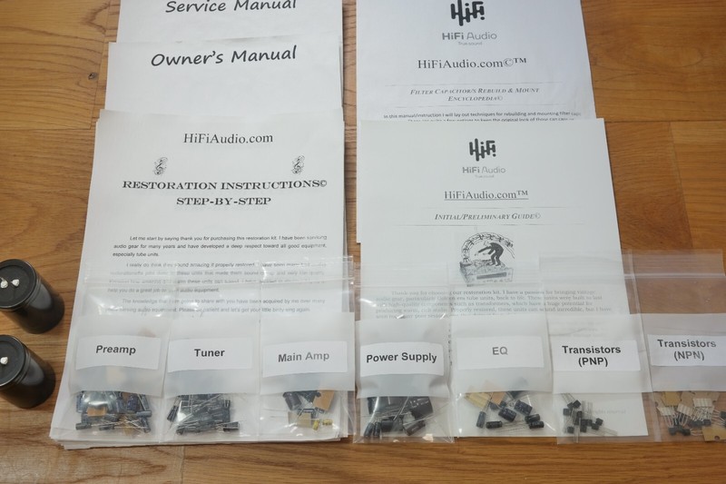 Yamaha CR-800 rebuild restoration recap service kit fix repair filter capacitor gallery