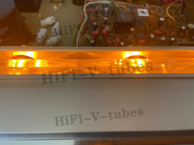 10 New Orange 8V Wedge Lamp LED Light Bulbs for Pioneer Project/One Receivers gallery