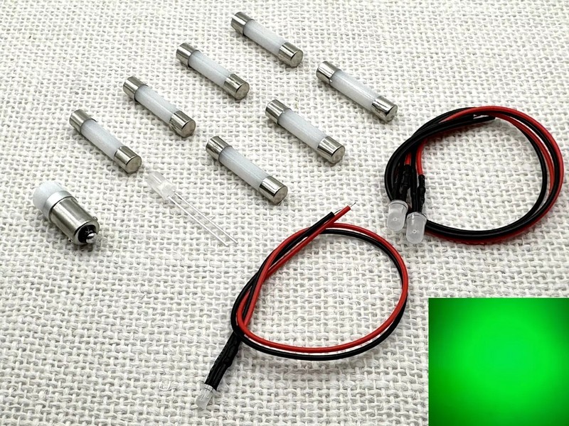 Harman Kardon HK 630 receiver replacement LED lamps lights bulbs kit set GREEN