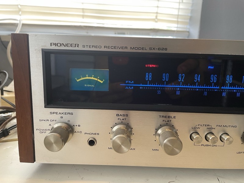 Pioneer SX-626 Vintage Stereo Receiver New LED Bulbs gallery