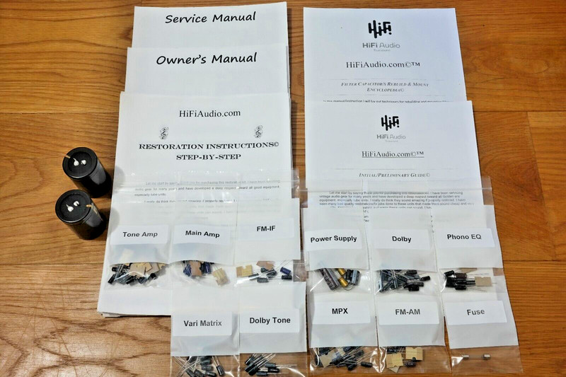 Marantz 4240 receiver rebuild restoration recap upgrade kit repair capacitor gallery