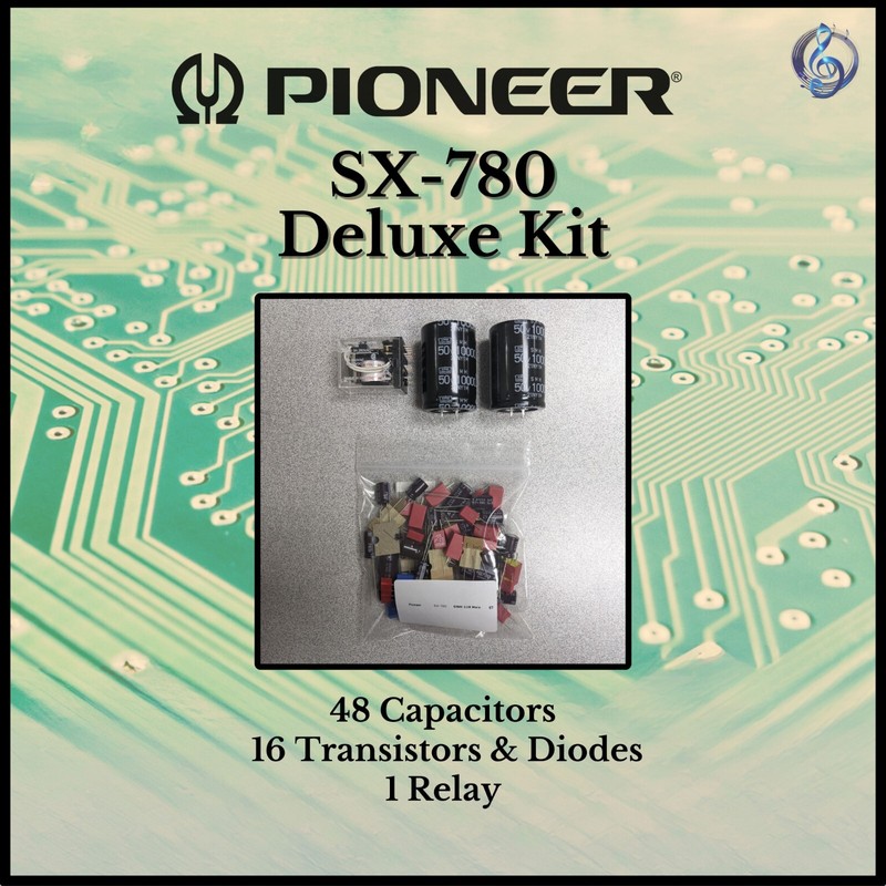 Pioneer SX-780 Receiver Deluxe Upgrade Kit Genuine Parts Restoration gallery