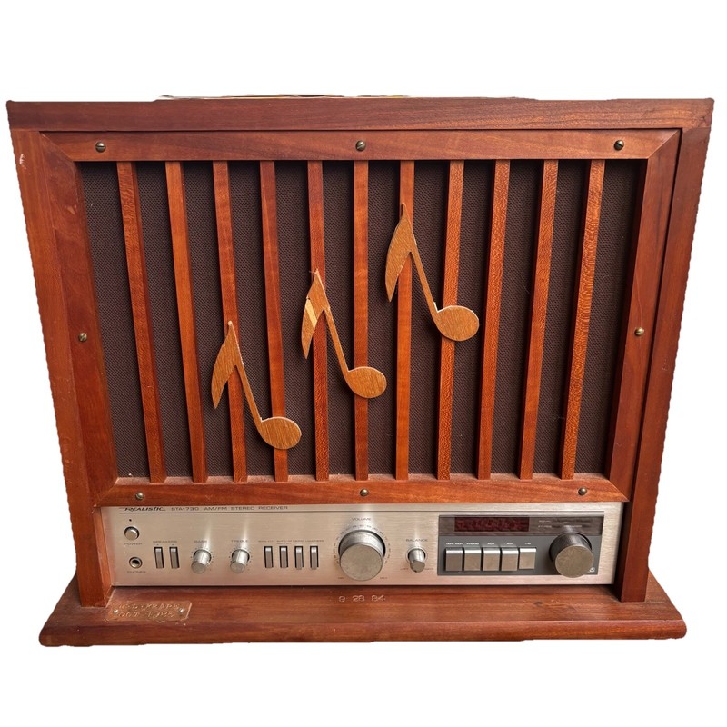 Vintage Realistic STA-730 AM/FM Stereo Receiver Tested Works Handmade Speaker 85