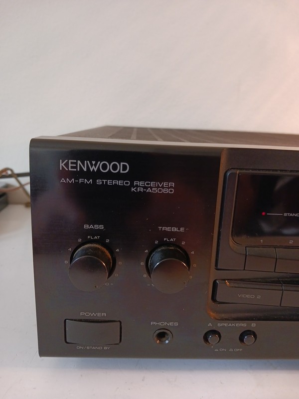 Vintage Kenwood KR-A5060 AM/FM Stereo Receiver Not Working See Description gallery
