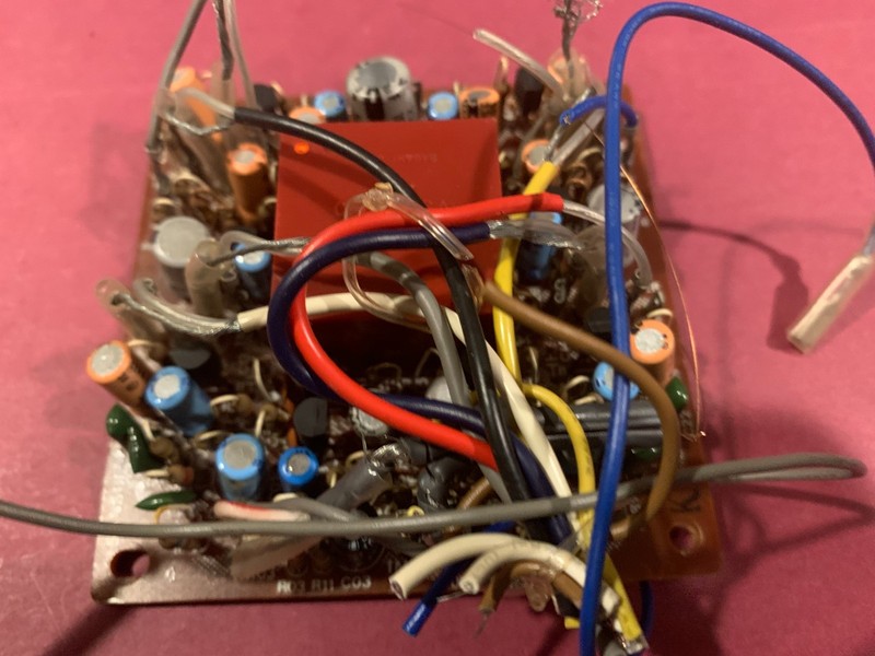 Sansui QRX-7500 Quad / Stereo Receiver – F-2085 Equalizer and CD-4 Circuit Board