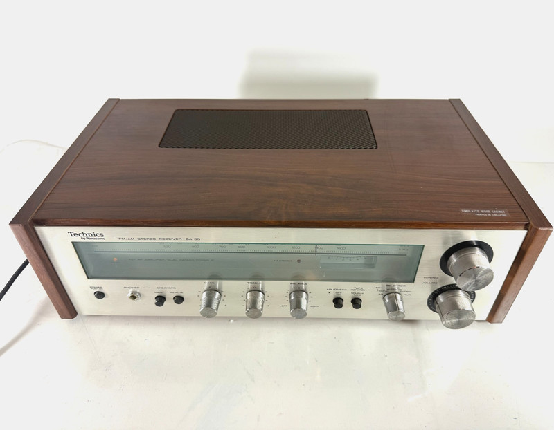 TECHNICS BY PANASONIC SA-80 FM/AM STEREO RECEIVER | Vintage gallery