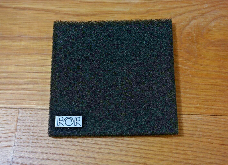 ROR E3 monitor Speaker foam grill cover with logo badge pin AUDIO RESEARCH INC.